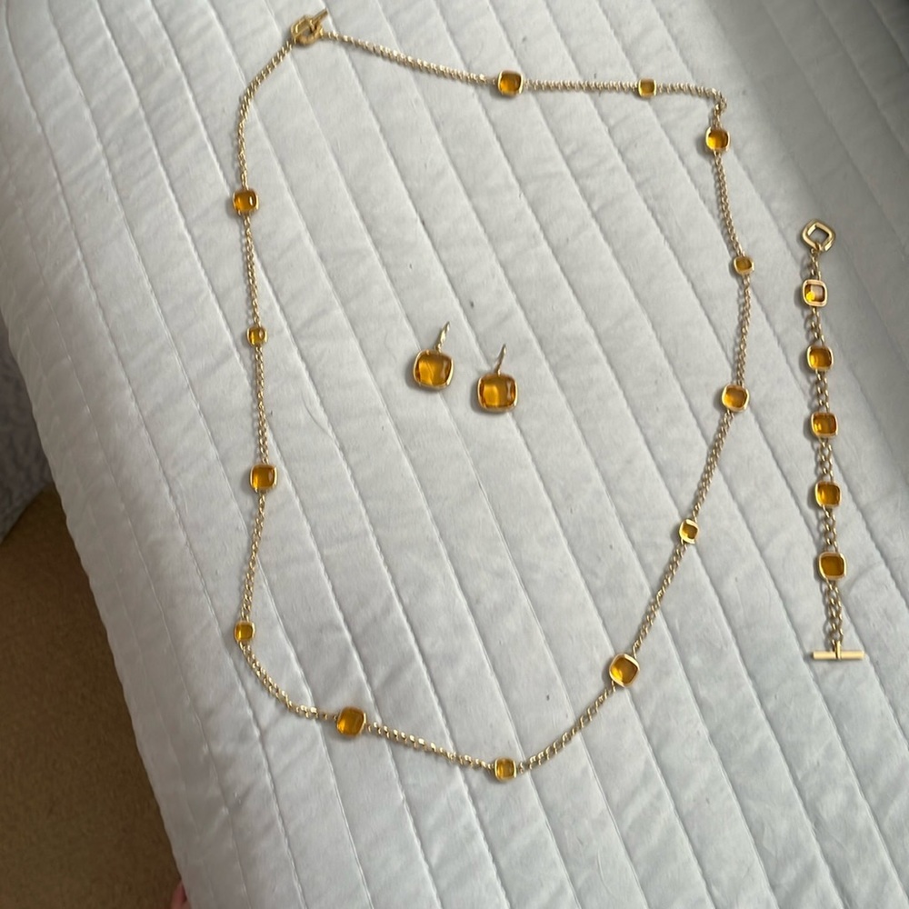 Michael Kors citron jewelry set